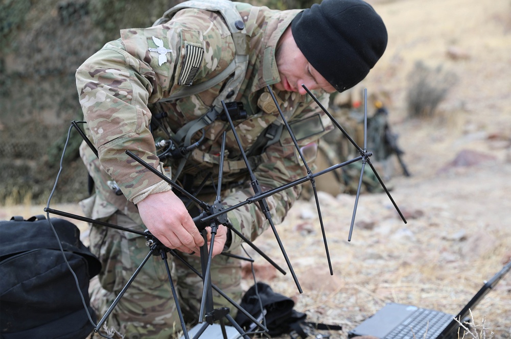 Green Berets train at the National Training Center