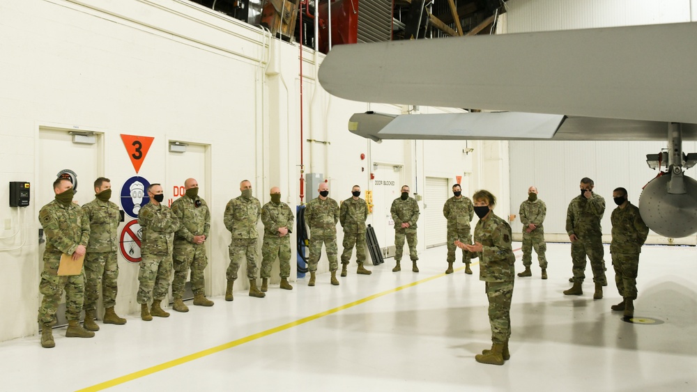 Brigadier General Prigmore tours 173rd Fighter Wing
