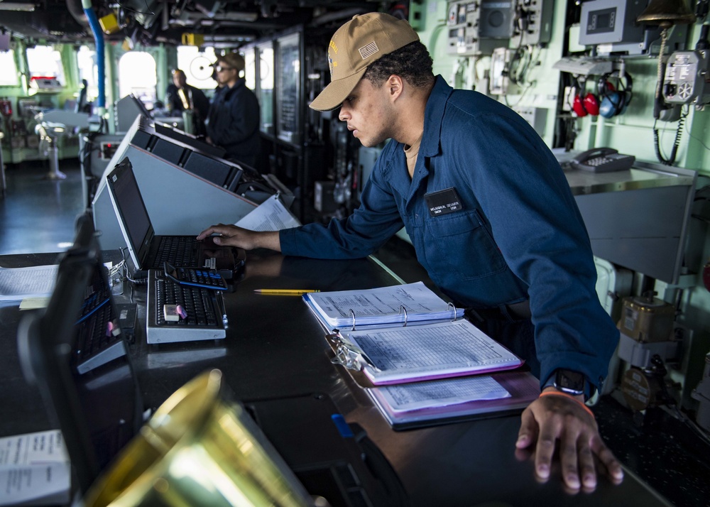 Carter Hall Conducts Operations in the Celtic Sea