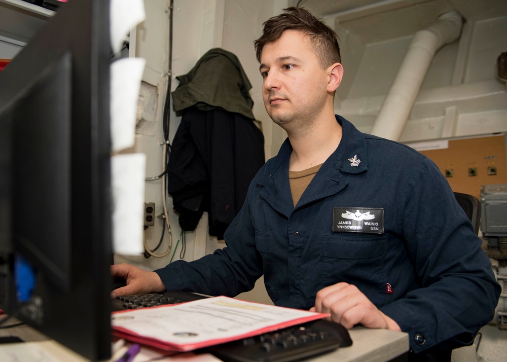 Carter Hall Conducts Operations in the Celtic Sea
