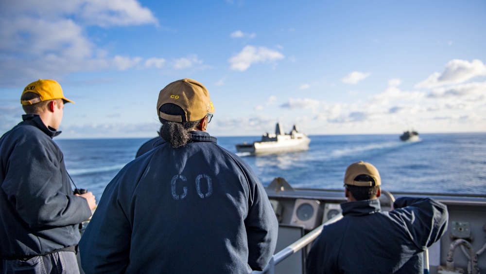 Carter Hall Conducts RAS with Supply
