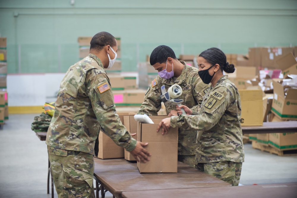 N.Y. National Guard Assembles 10 Million COVID Test Kits