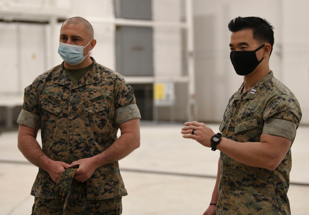 Marines visit Grand Forks AFB to discuss RQ-4 Global Hawk collaboration