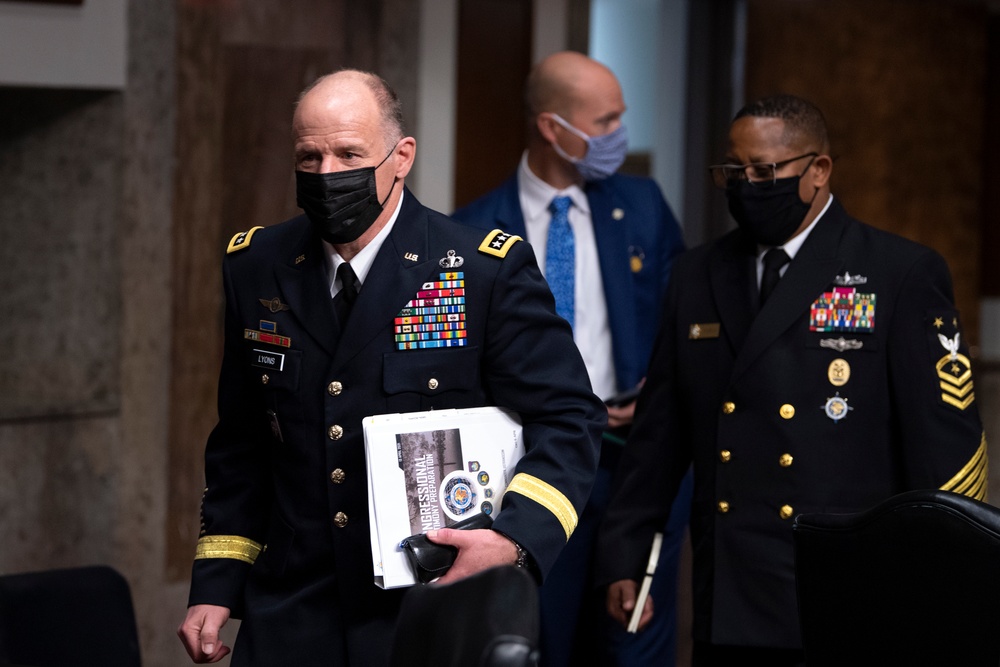 Wolters and Lyons Testify at Senate Armed Services Committee