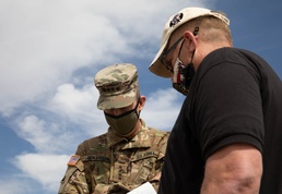 Chief of National Guard Bureau Gen. Daniel R. Hokanson visits with Cal Guard leadership at Camp Roberts