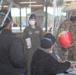 Photo of 116th Air Control Wing leadership visiting with Georgia National Guard Airmen, Soldiers and partner-agency personnel providing support at COVID-19 Vaccination Site