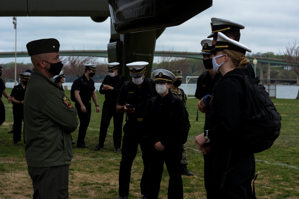 MAG-49 mentors Navy cadets