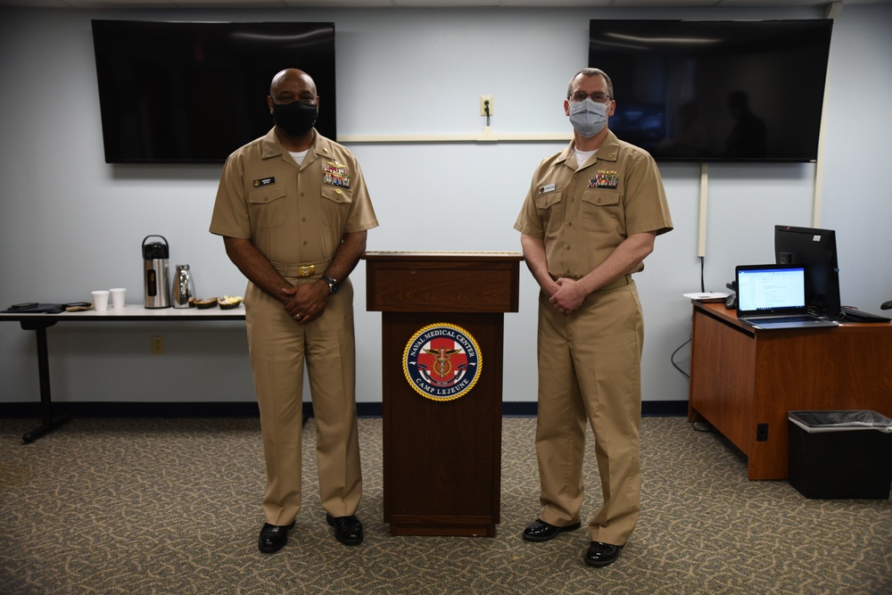 Deputy Chief of the Medical Service Corps visits Naval Medical Center Camp Lejeune