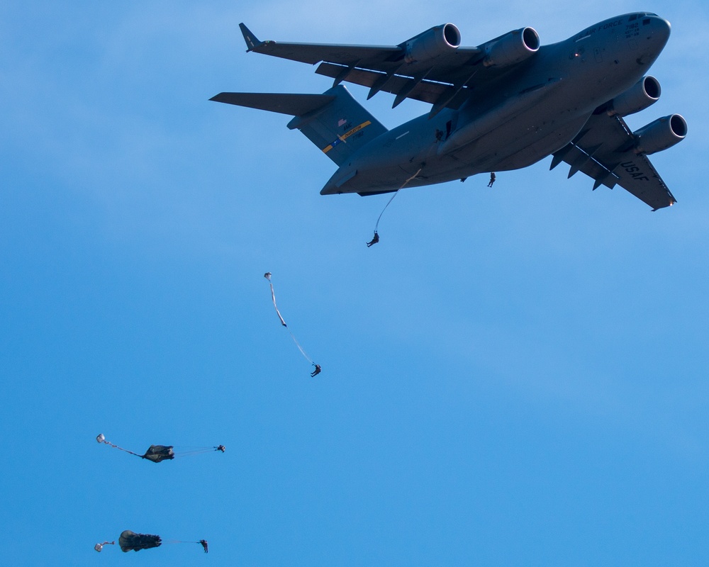 Pope Field Hosts First All-Female Air Drop