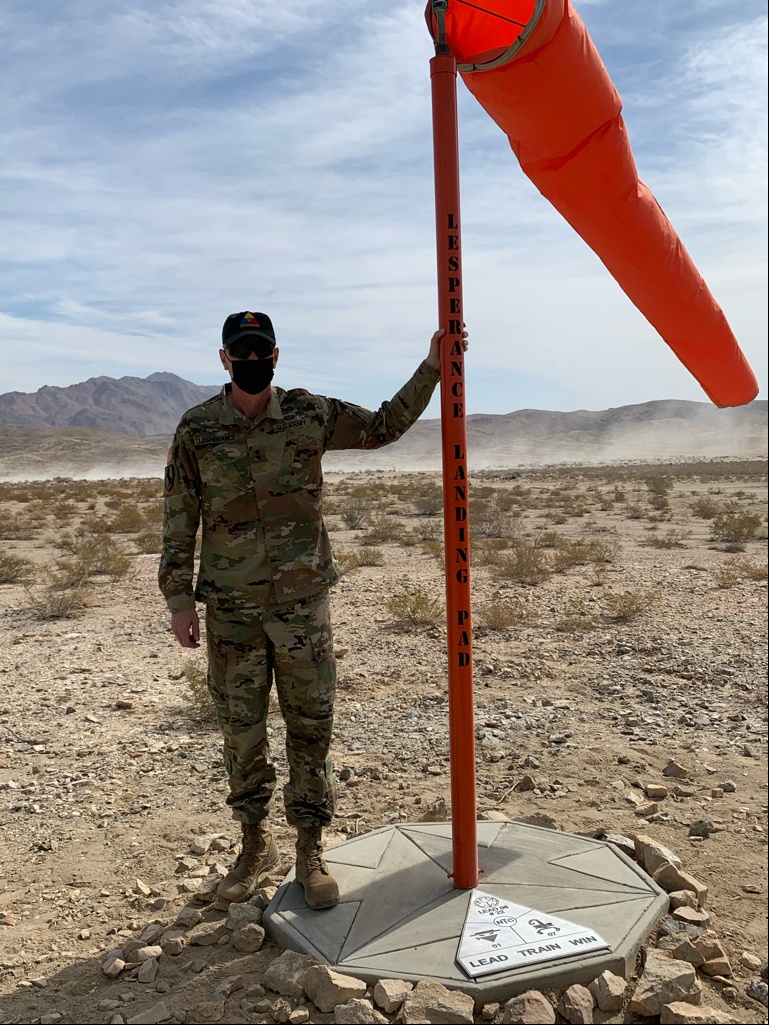 National Training Center Commanding General Honored with Place in Desert