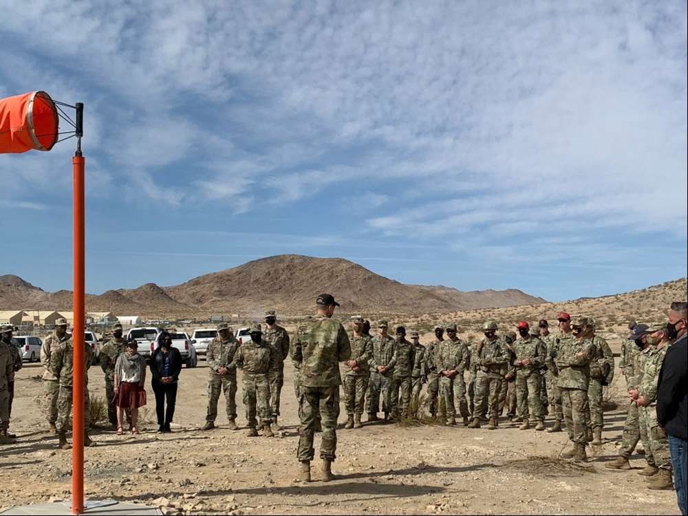 National Training Center Commanding General Honored with Place in Desert