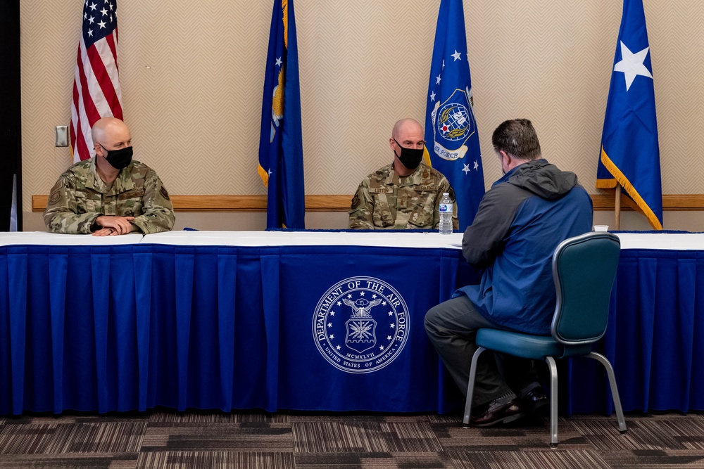 DVIDS News 20 AF command team, wing commanders, command chiefs meet