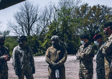 Foreign Leaders Visit GREWOLF Brigade