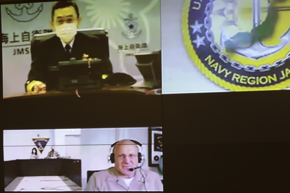 CNO speaks with Japan Chief of Staff Adm. Hiroshi Yamamura