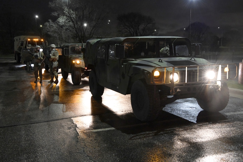 Minnesota National Guard Reinforces Police in Brooklyn Center