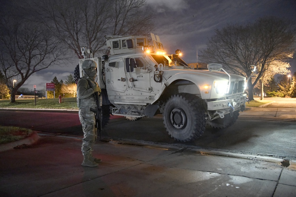 Minnesota National Guard Reinforces Police in Brooklyn Center