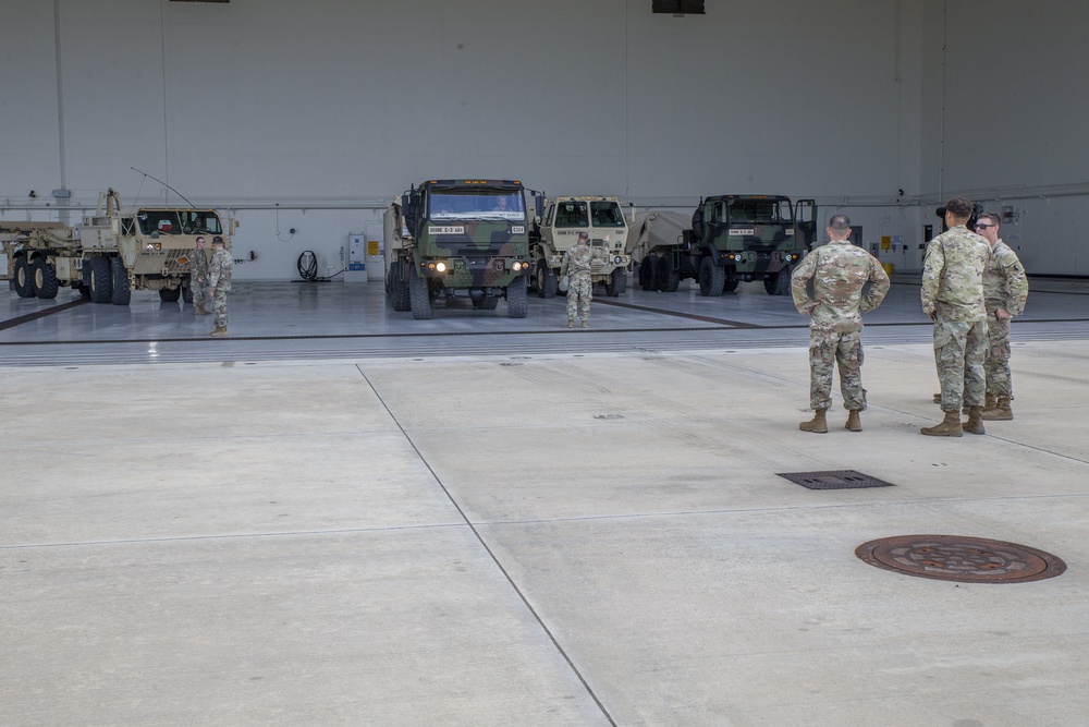 THAAD Utilizes MCB Camp Blaz Hanger