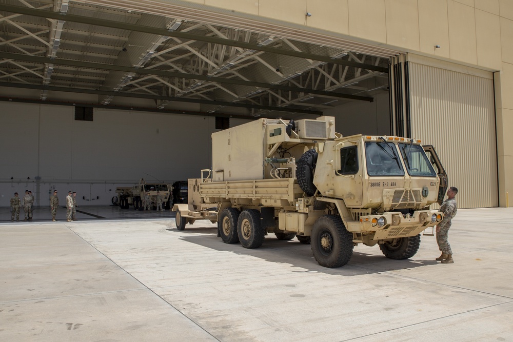 THAAD Utilizes MCB Camp Blaz Hanger