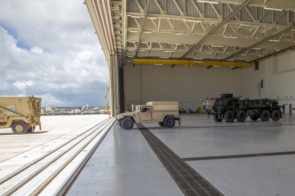 THAAD Utilizes MCB Camp Blaz Hanger