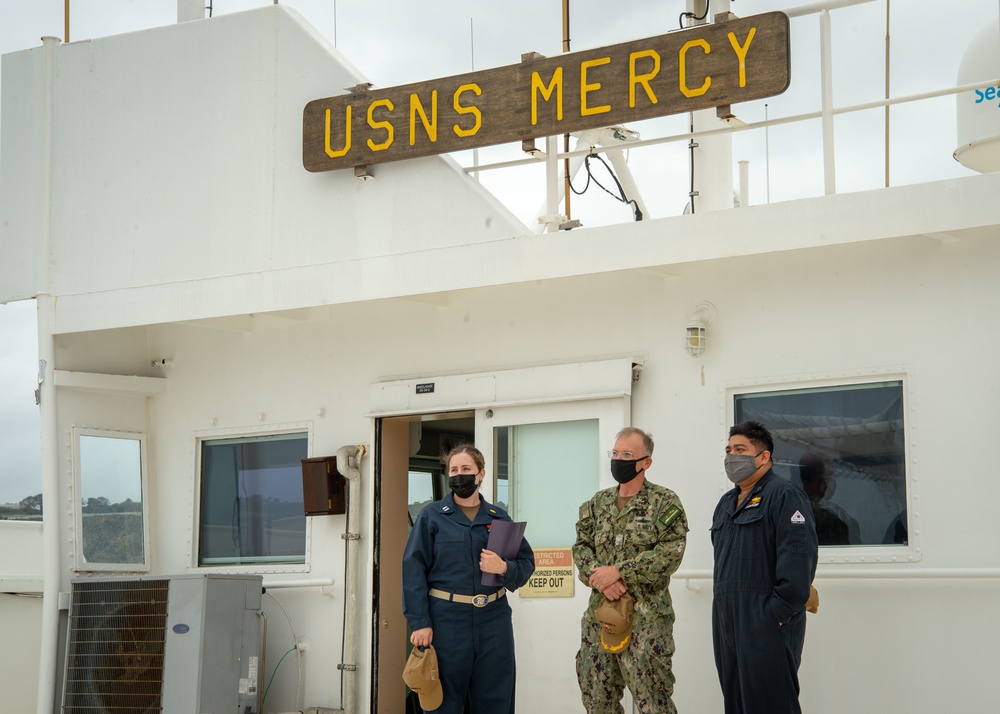 USNS Mercy Departs for Dynamic Interface Testing