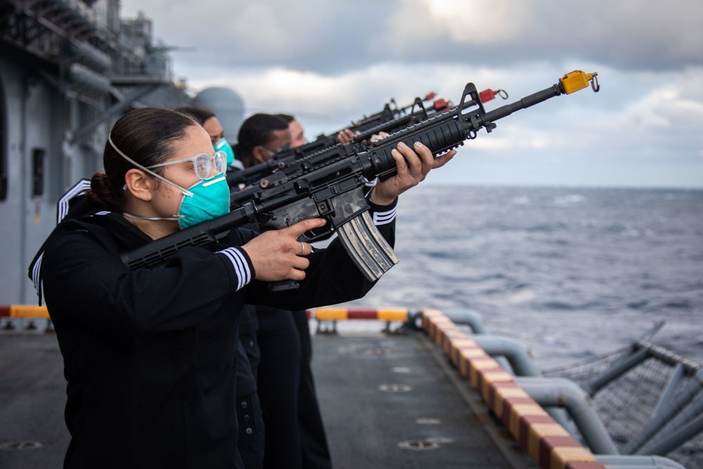 Kearsarge Holds Burial at Sea Ceremony