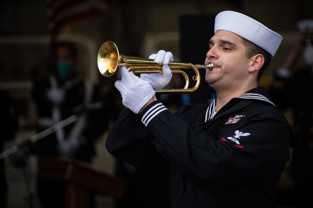 Kearsarge Holds Burial at Sea Ceremony