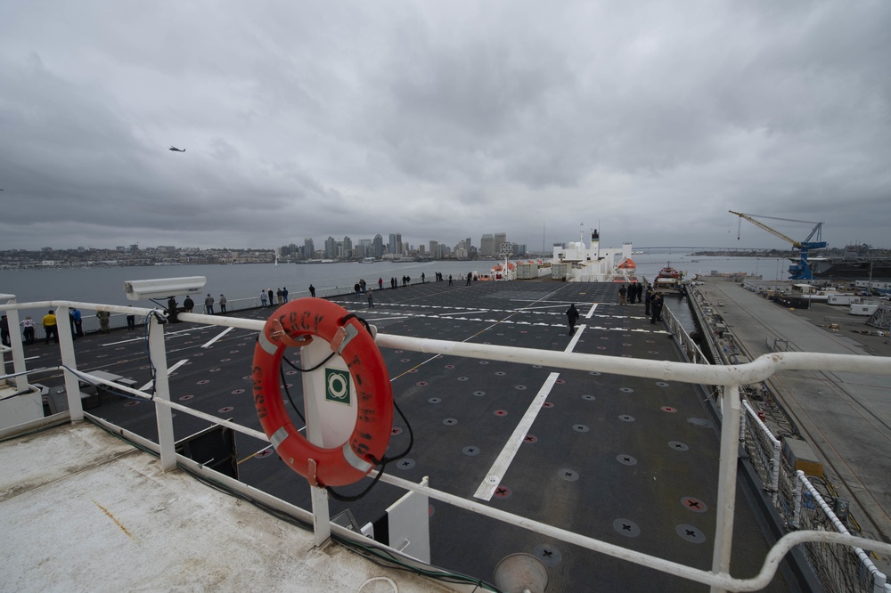 USNS Mercy Departs For Dynamic Interface Testing
