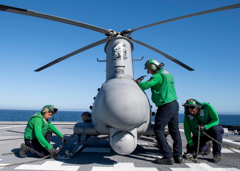 Flight Operations on USS Charleston