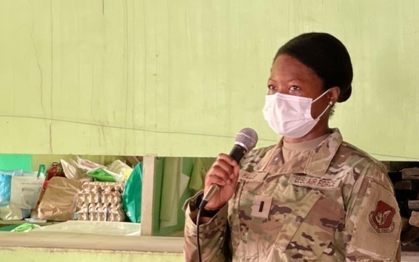 Balikatan 21: Barangay Baao Health Station construction