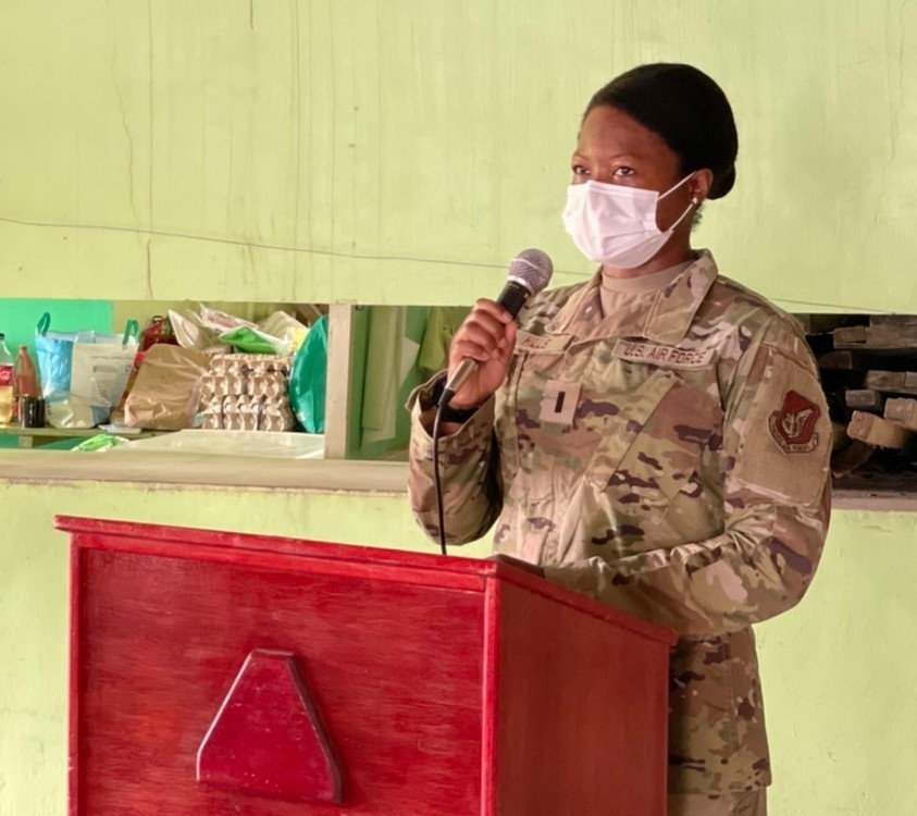 Balikatan 21: Barangay Baao Health Station construction