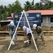 Balikatan 21: Barangay Baao Health Station construction