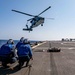 USS Barry conducts flight operations with Helicopter Combat Squadron 8