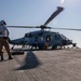 USS Barry conducts flight operations with Helicopter Combat Squadron 8