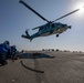 USS Barry conducts flight operations with Helicopter Combat Squadron 8