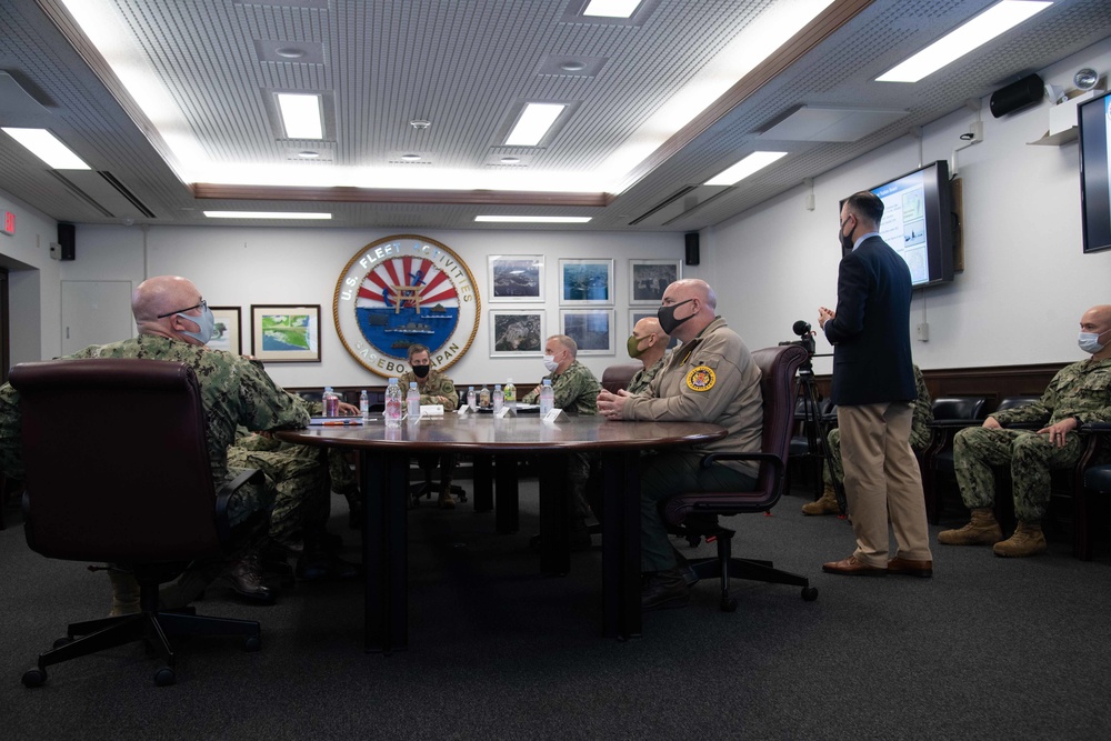 USFJ Lt. Gen. Schneider Visits CFAS