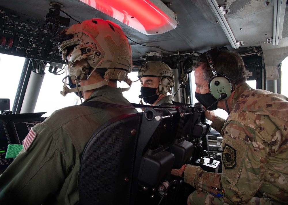USFJ Lt. Gen. Schneider Visits CFAS
