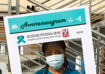 Deployed Soldiers join to recognize Sexual Assault Awareness and Prevention Month in Poland