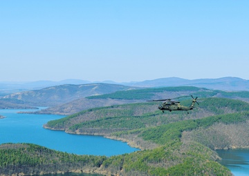 1st CAB helicopters move in eastern Europe