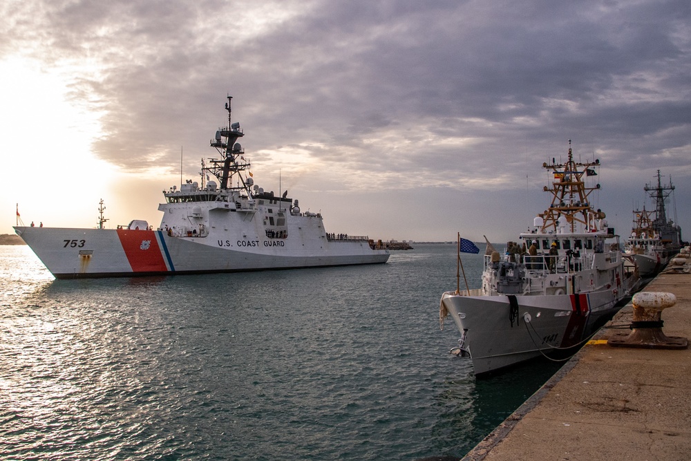 Coast Guard Cutters Arrive at Naval Station Rota