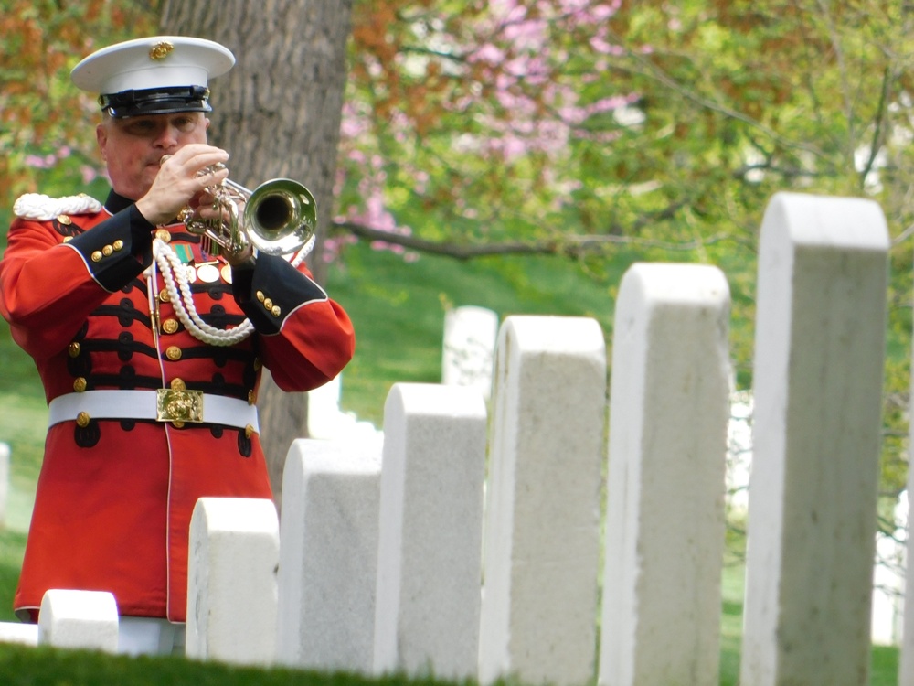 WWII Marine buried after being identified after nearly 70 years