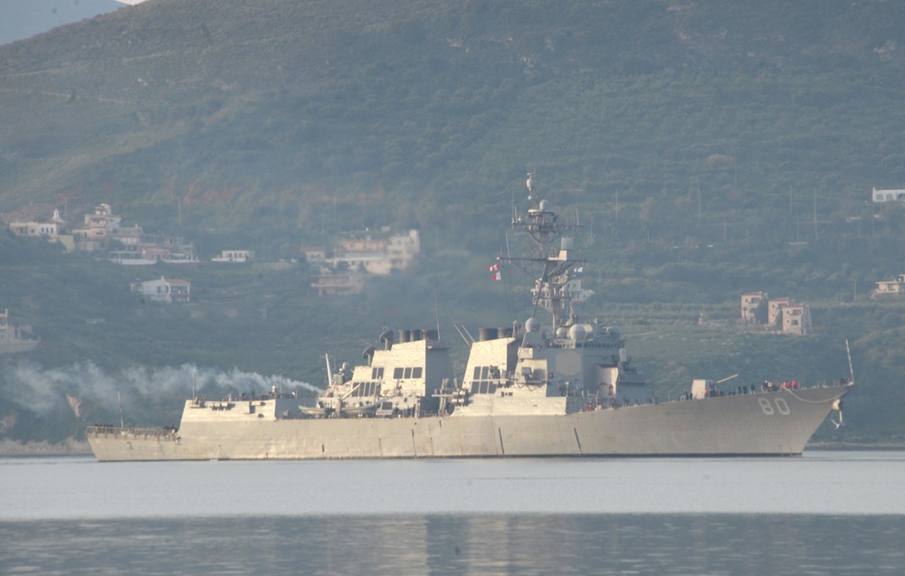 USS Roosevelt (DDG 80) and USS Donald Cook (DDG 75) Arrive in Souda Bay, Greece