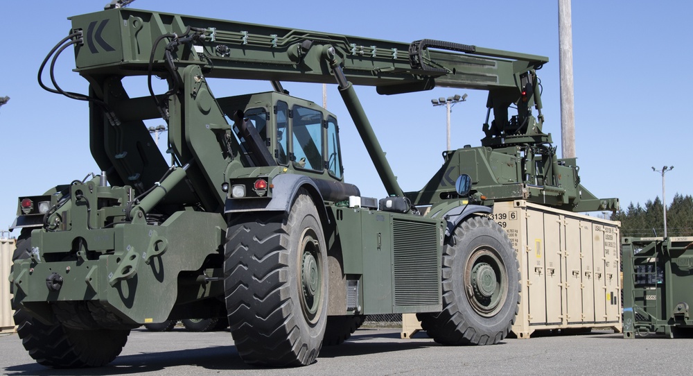 110th Chem. Bn. Soldiers prepare containers for EDRE