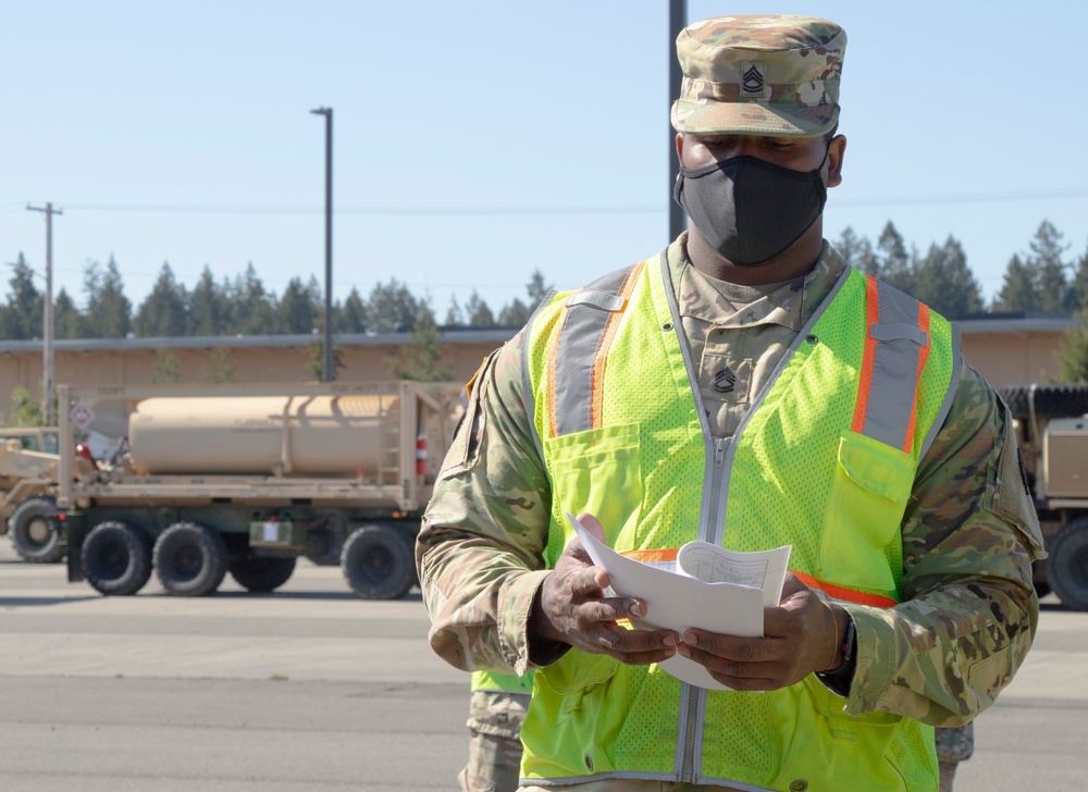 110th Chem. Bn. Soldiers prepare containers for EDRE