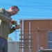 Illinois National Guard Service Member Volunteer Gardening Service in East St. Louis
