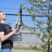 Illinois National Guard Service Member Volunteer Gardening Service in East St. Louis