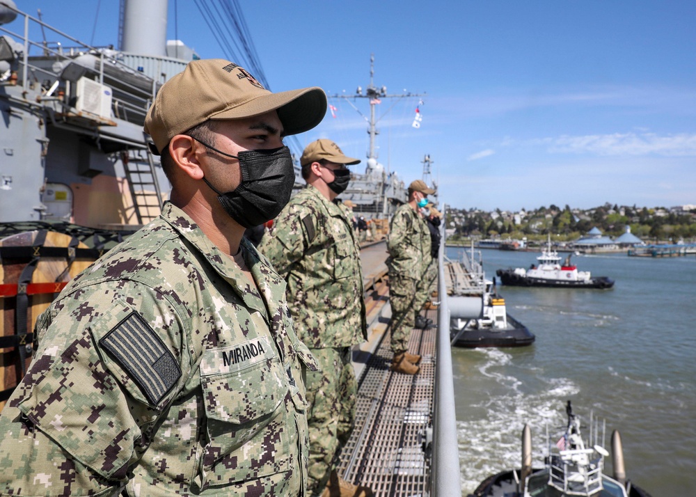 ESL Departs Mare Island Dry Dock