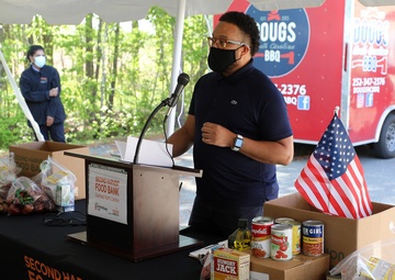 Food Bank Honors NC Guard Soldiers COVID-19 Relief Operations