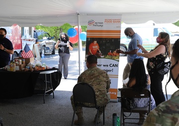 Food Bank Honors NC Guard Soldiers COVID-19 Relief Operations
