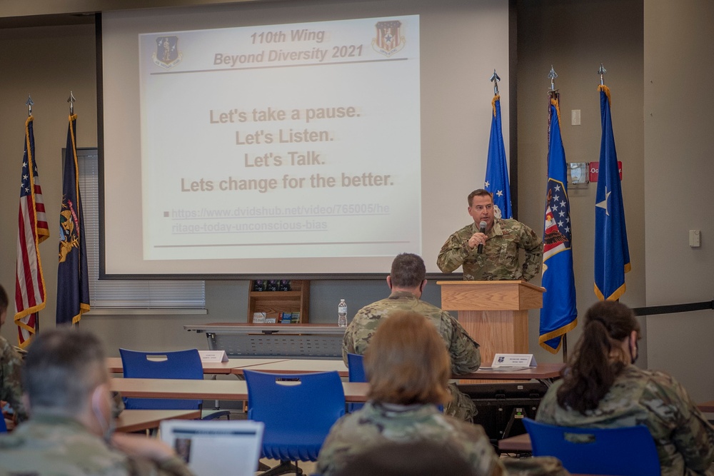 110th Wing hosts hybrid Beyond Diversity event