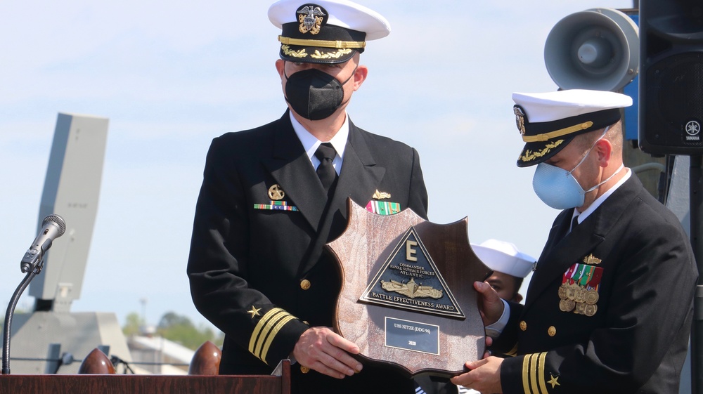 USS Nitze Change of Command